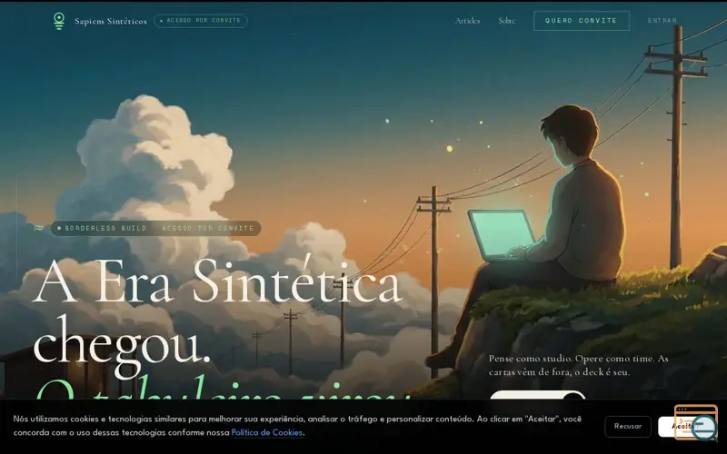 Screenshot of Sapiens Sintéticos, a launch using SendGrid
