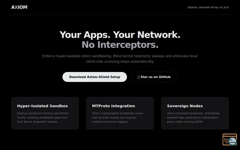 Screenshot of Axiom
