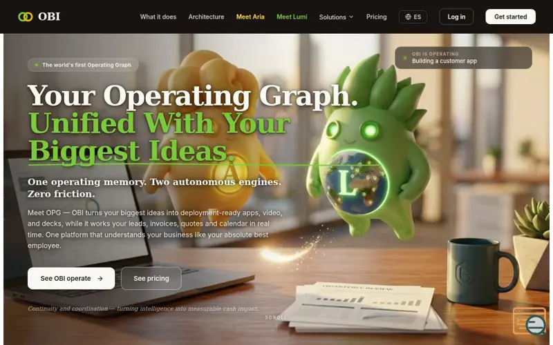Screenshot of OBI — One Brain Intelligence
