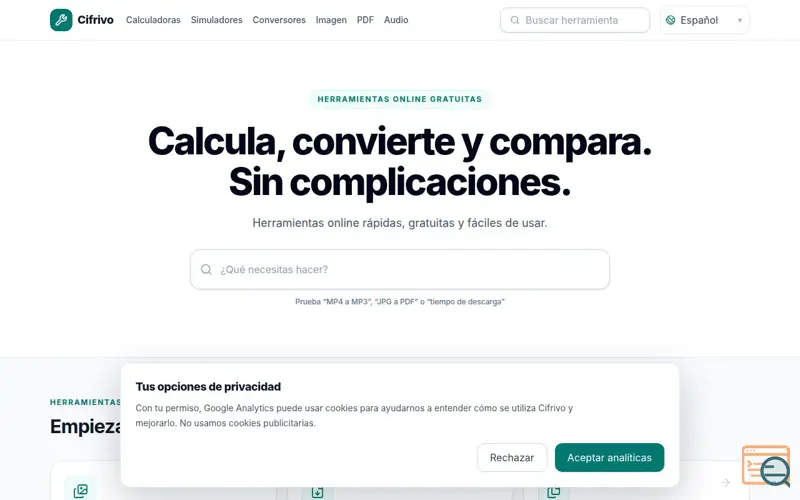 Screenshot of Cifrivo