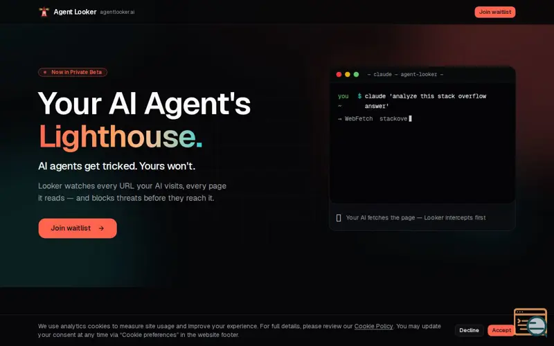 Screenshot of Agent Looker