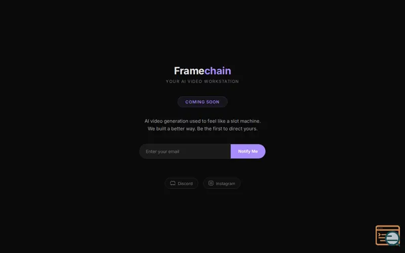 Screenshot of Framechain