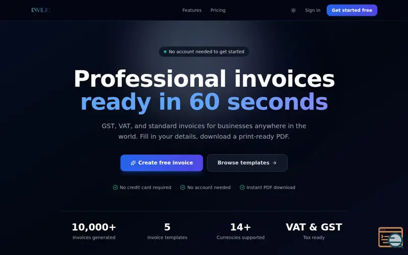 Screenshot of Invilic