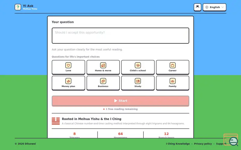 Screenshot of Yi Ask