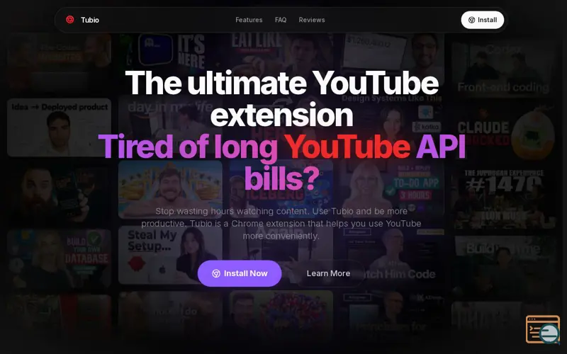 Screenshot of Tubio