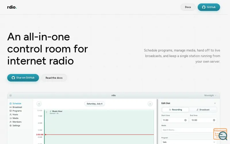 Screenshot of Rdio