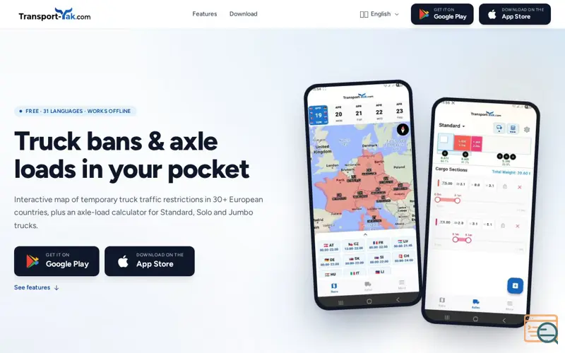 Screenshot of Transport-Yak