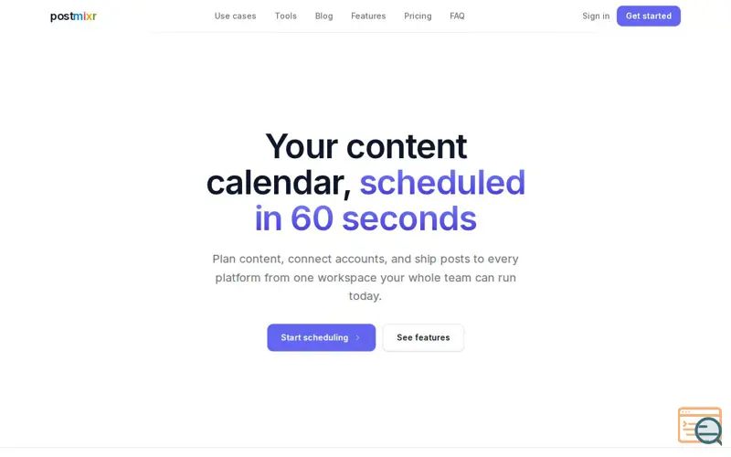 Screenshot of Postmixr