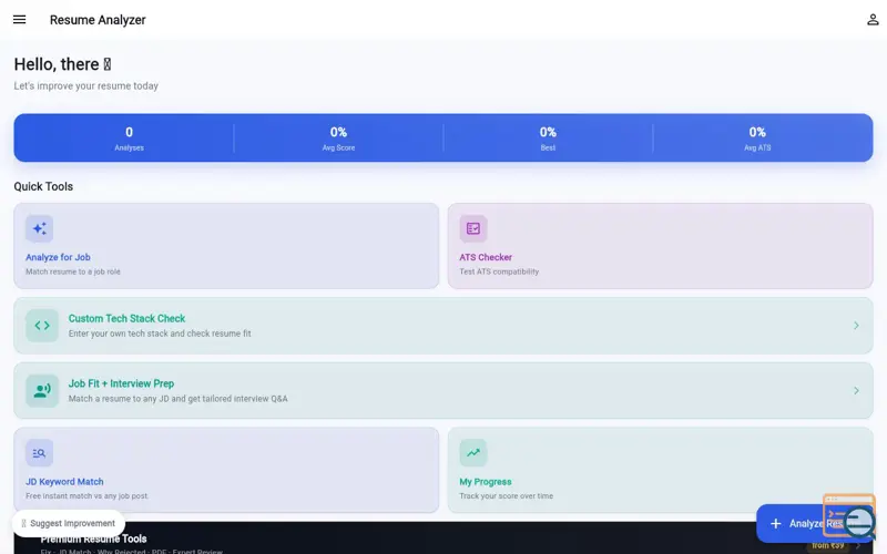 Screenshot of Perfect Resume Art