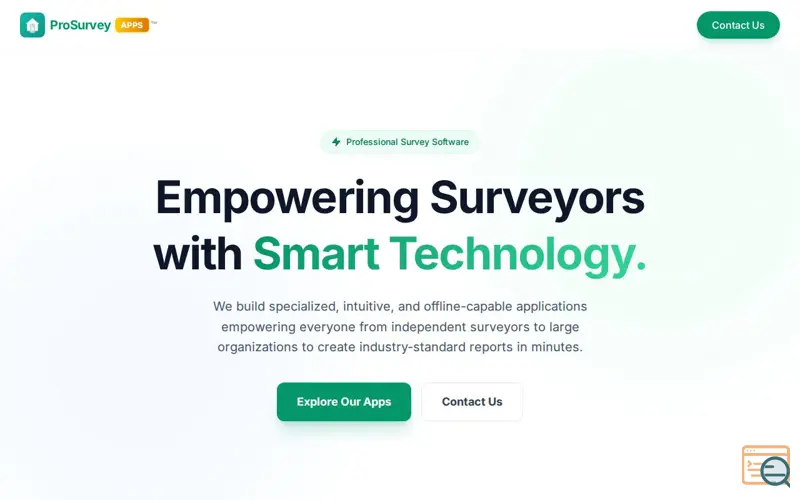 Screenshot of ProSurvey Apps