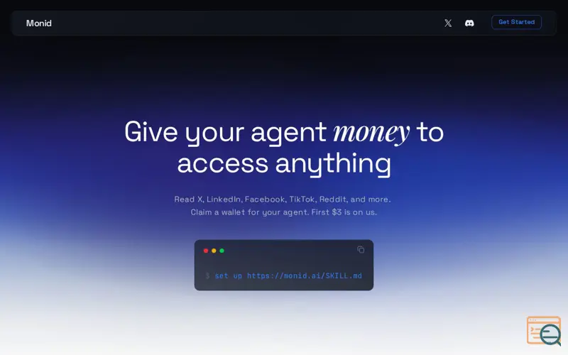 Screenshot of Monid