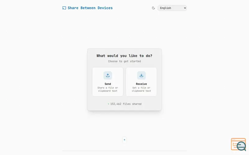 Screenshot of File transfer for everyone