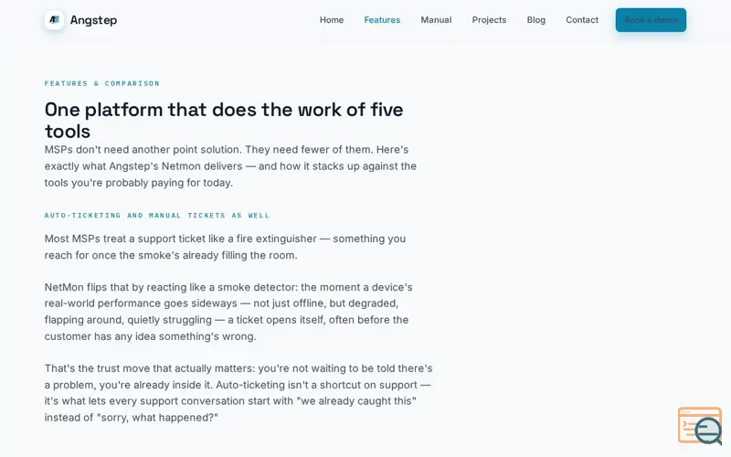 Screenshot of Netmon