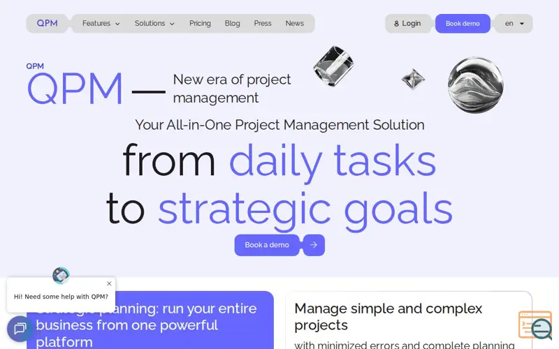 Screenshot of QPM