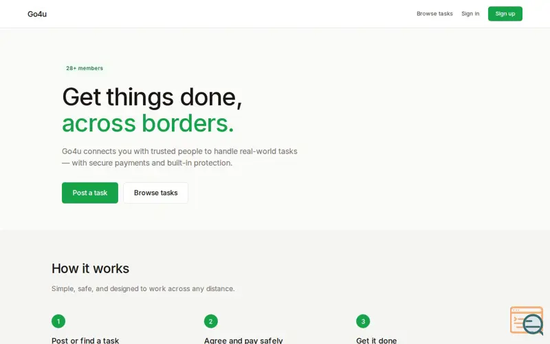 Screenshot of Go4u.app