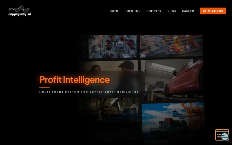 Screenshot of SupplyWhy