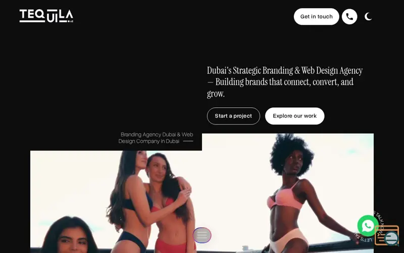 Screenshot of Tequila Branding & Web Agency, Dubai