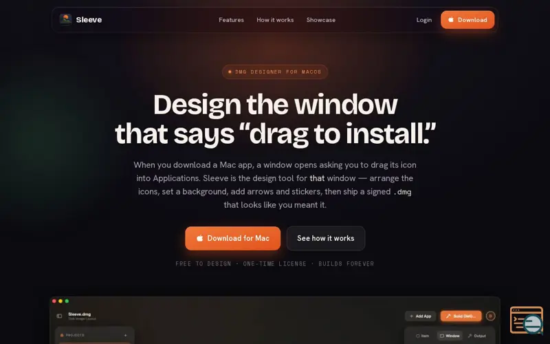 Screenshot of Sleeve