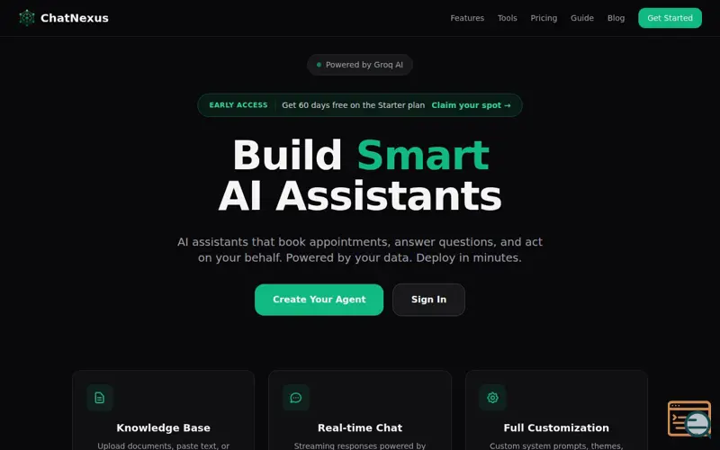 Screenshot of ChatNexus