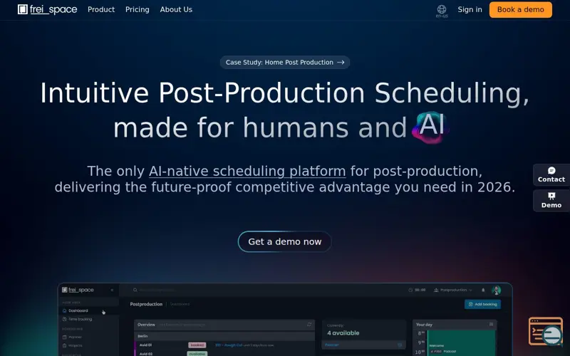 Screenshot of freispace
