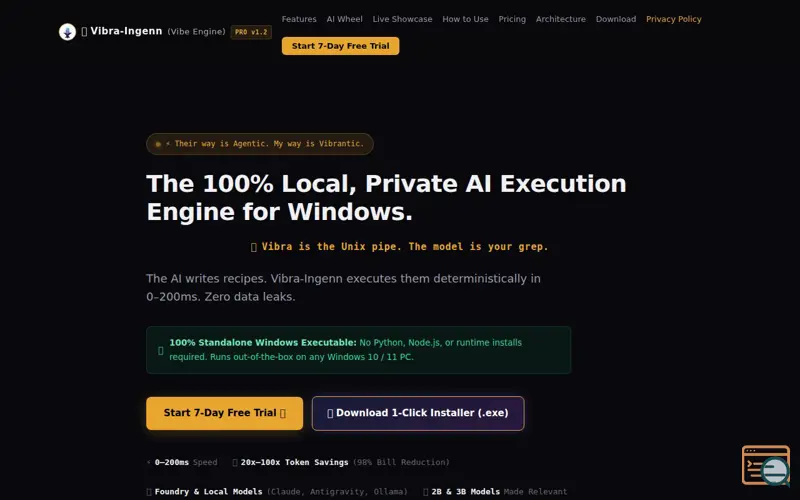 Screenshot of Vibra-Ingenn (Vibe Engine)c