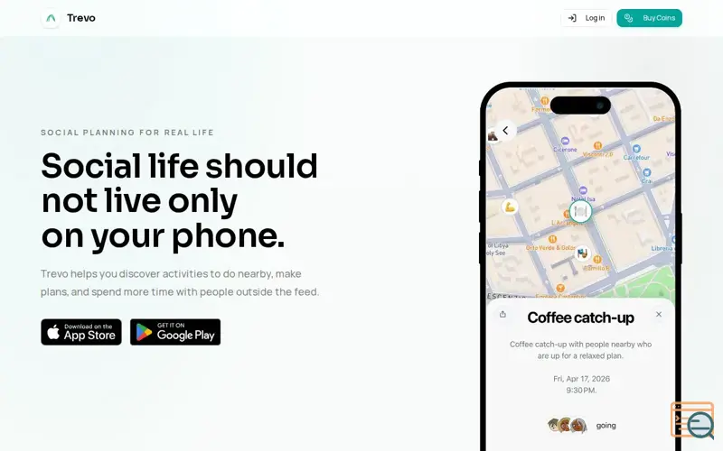 Screenshot of Trevo
