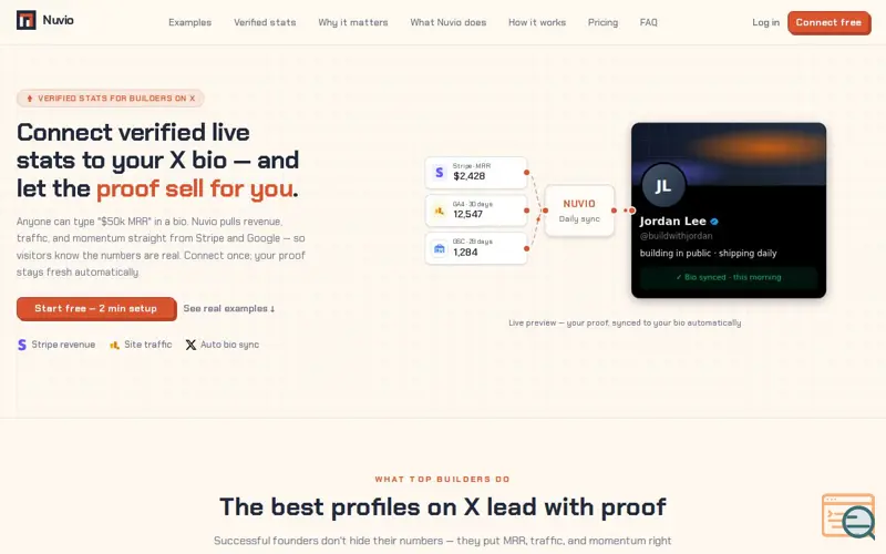 Screenshot of Nuvio