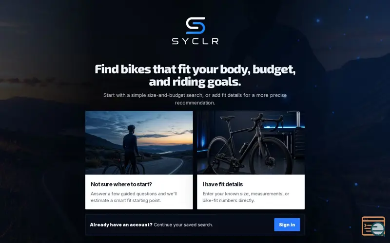 Screenshot of SYCLR