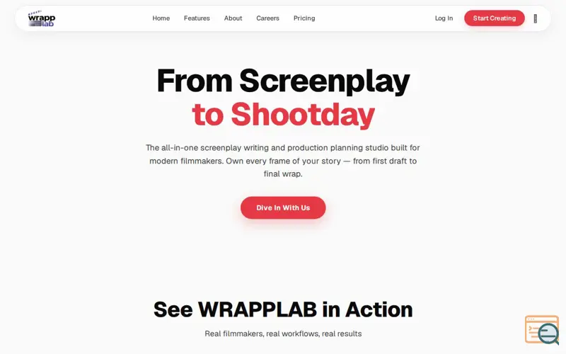 Screenshot of WRAPPLAB