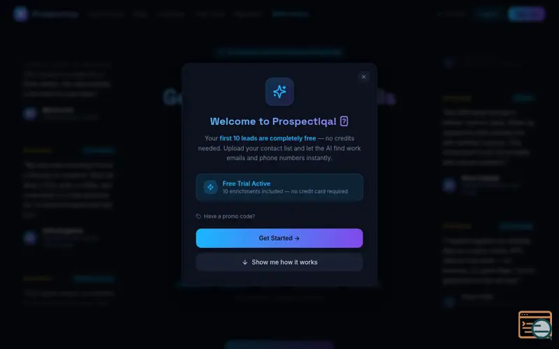 Screenshot of Prospectiqa