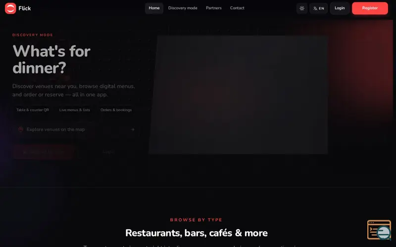 Screenshot of Flick