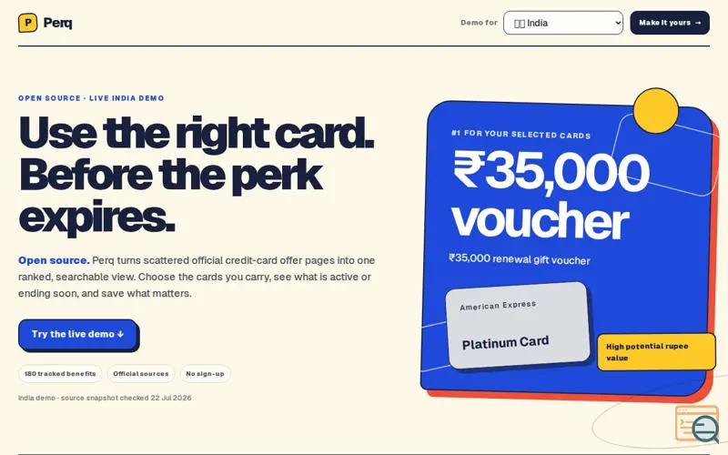 Screenshot of Perq