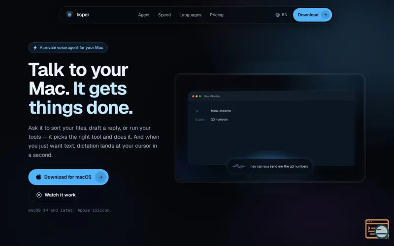Screenshot of lisper