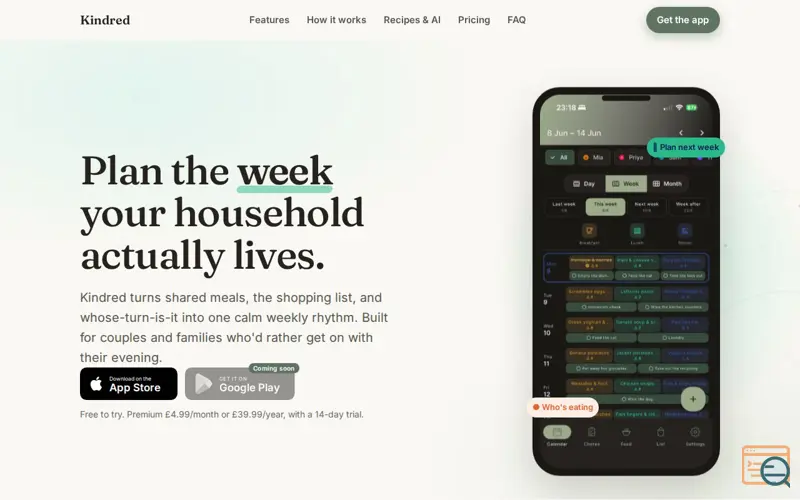 Screenshot of Kindred - Family Hub