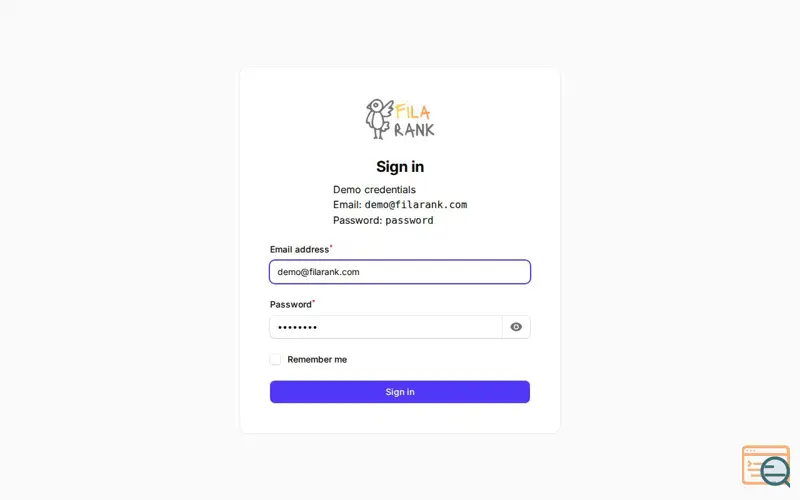 Screenshot of FilaRank Pro