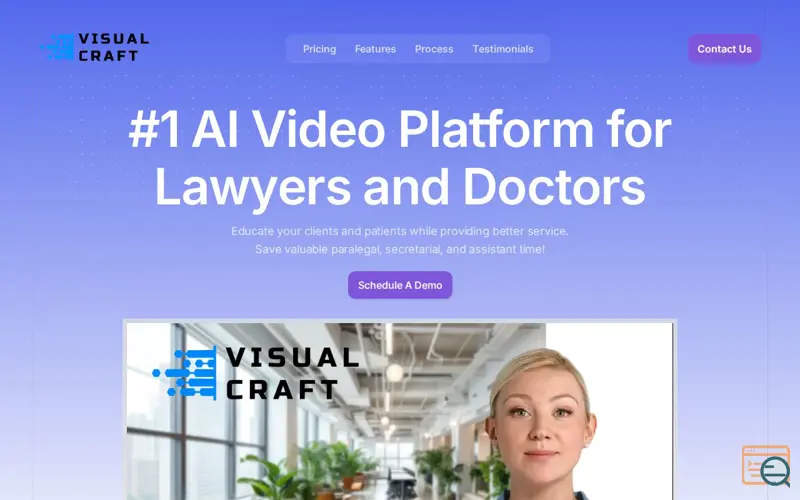 Screenshot of Visualcraft.ai