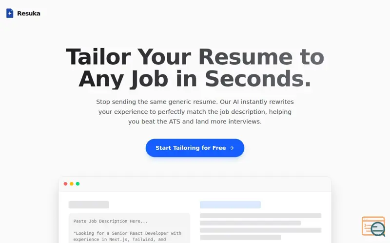 Screenshot of Resuka