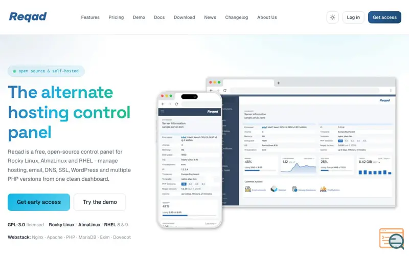 Screenshot of Reqad