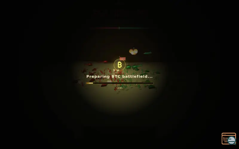 Screenshot of BTC War
