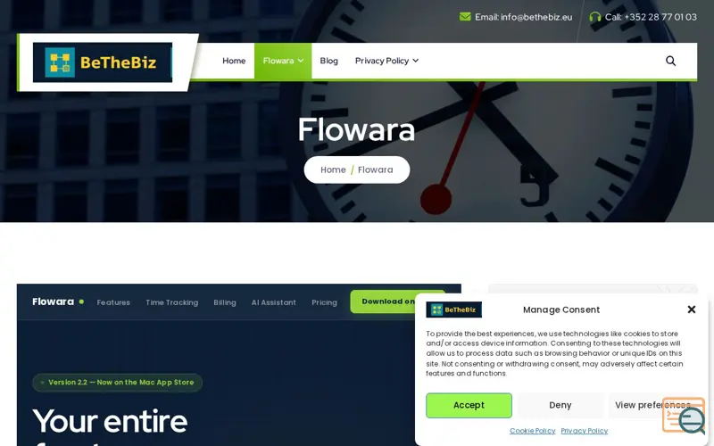 Screenshot of Flowara