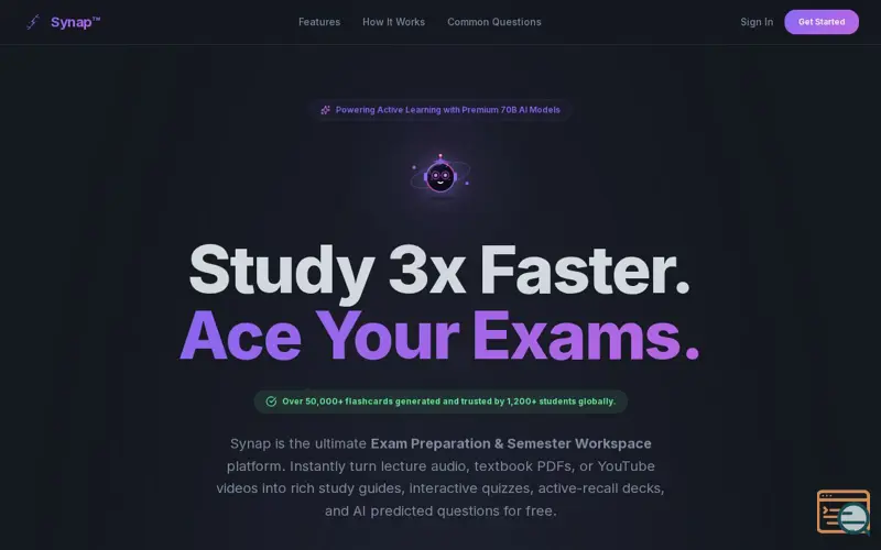 Screenshot of Synap