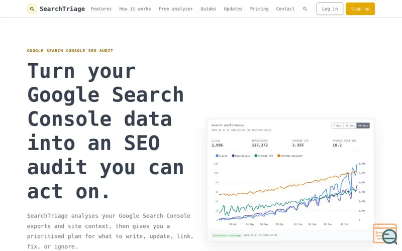 Screenshot of SearchTriage