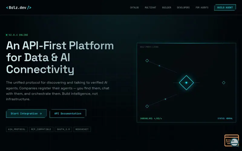 Screenshot of bolz.dev