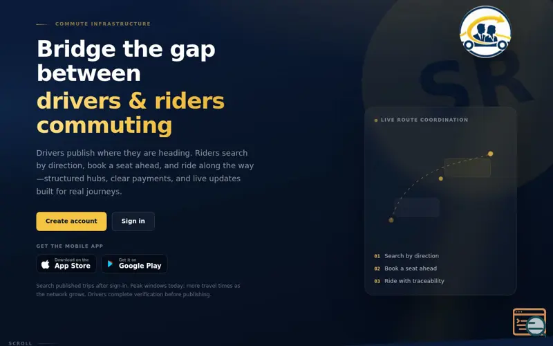Screenshot of StaffRider