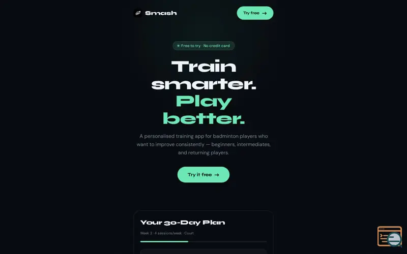 Screenshot of Smash App