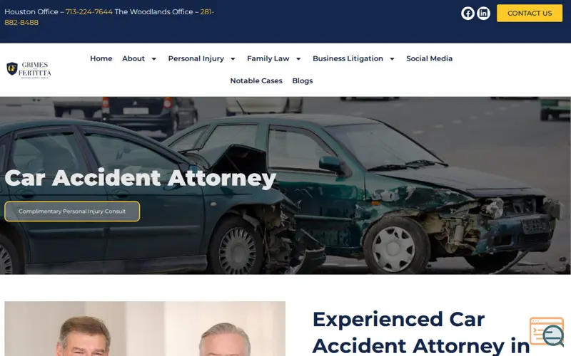 Screenshot of Top-Rated Car Accident Lawyers Near You