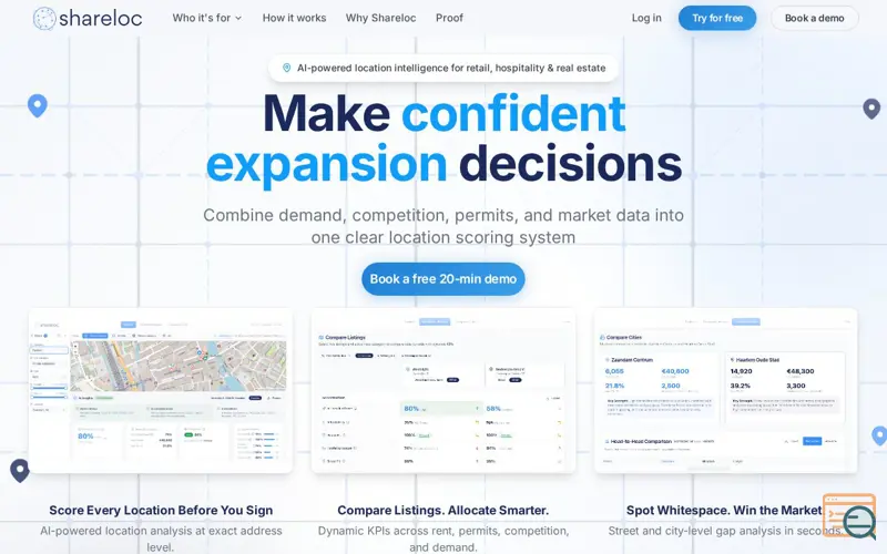 Screenshot of Shareloc
