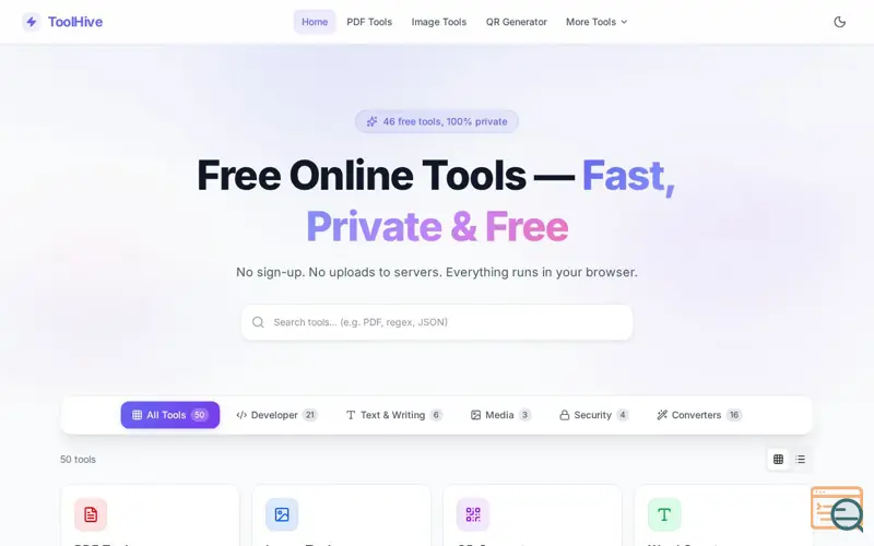 Screenshot of ToolHive