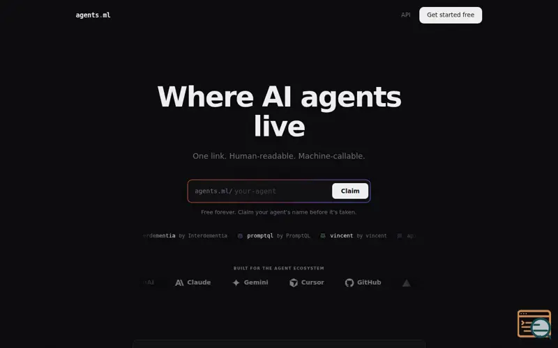 Screenshot of Agents.ml