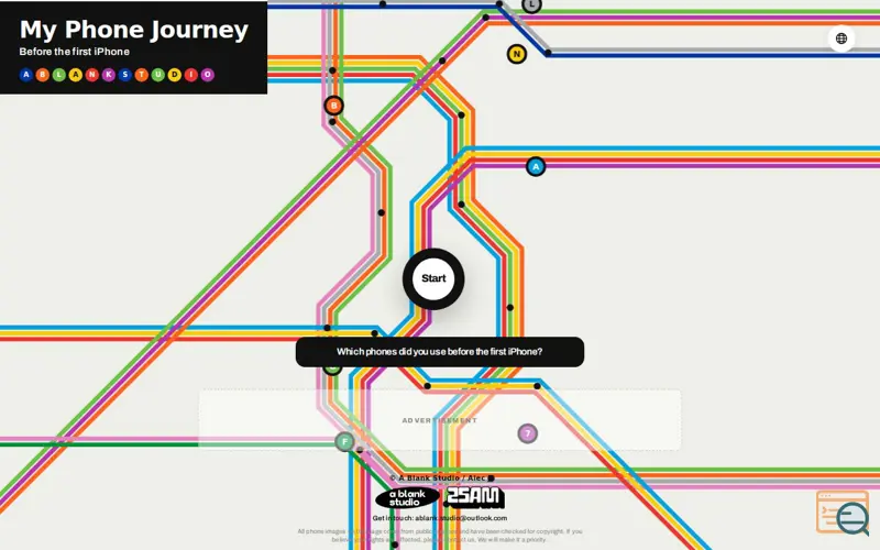 Screenshot of My Phone Journey